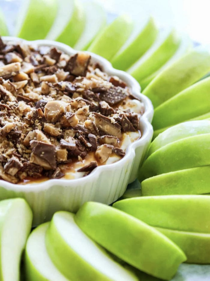 easy apple desserts - Caramel Apple Dip