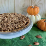 easy pumpkin desserts - Pecan Praline Pumpkin Pie for Two