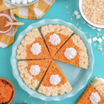 easy pumpkin desserts - Pumpkin Pie Rice Krispie Treats