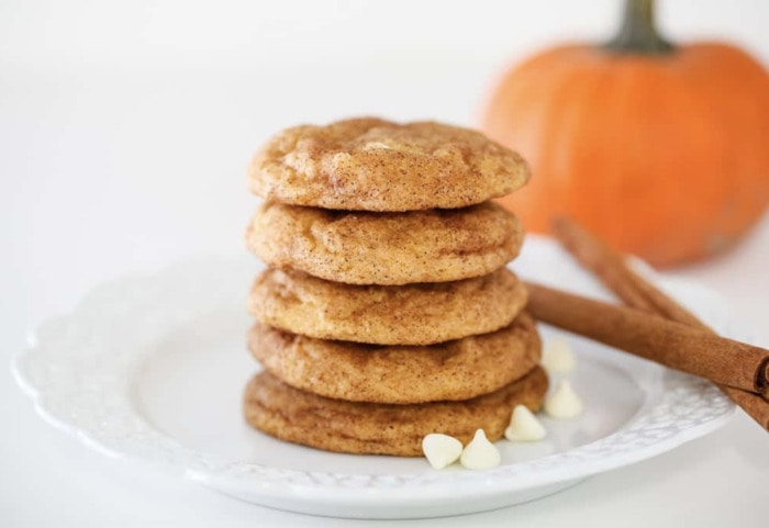 easy pumpkin desserts - Fluffy Pumpkin Snickerdoodles