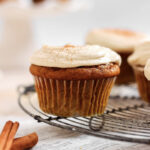 easy pumpkin desserts - Spiced Pumpkin Cream Cheese Cupcakes