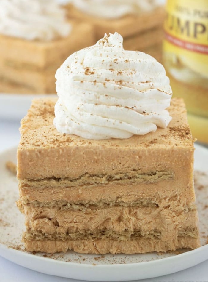 easy pumpkin desserts - Pumpkin Icebox Cake