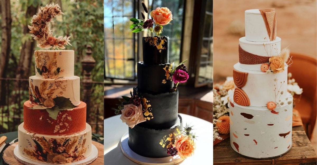 fall wedding cakes