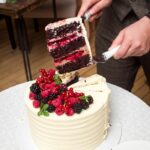 cake serving guide - cutting a layer cake