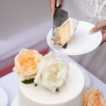 cake serving guide - wedding cake