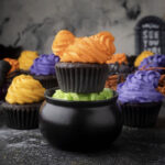 Hocus Pocus Food - Sanderson sister hair cupcakes