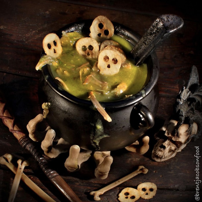 Hocus Pocus Food - spooky salsa