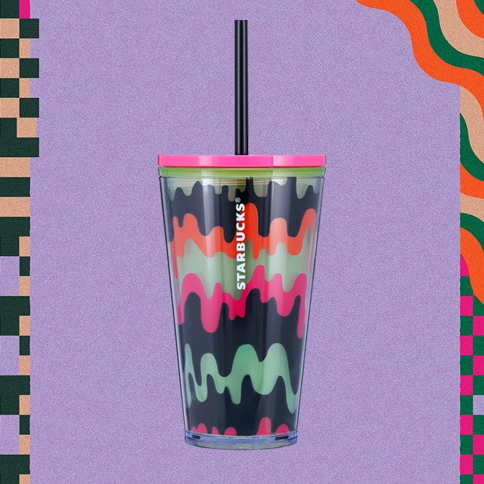 Starbucks Halloween Cups 2023 - Multicolor Drip Cold Cup