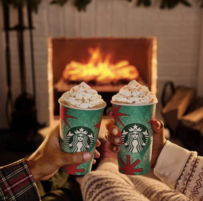 Starbucks Holiday Menu 2023 - Caramel Brulee Latte