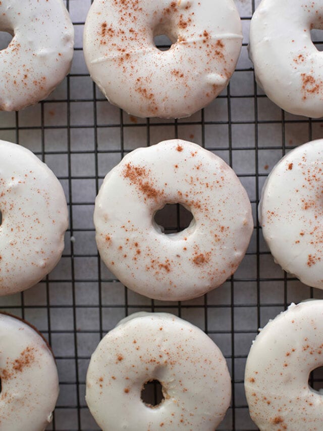 Chai Baked Donuts with Vanilla Glaze Recipe