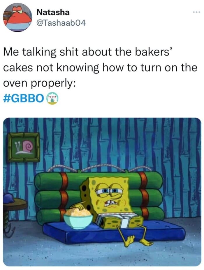 Great British Bake Off Memes - oven