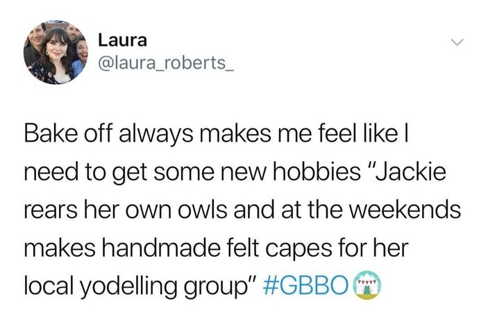 Great British Bake Off Memes - hobbies