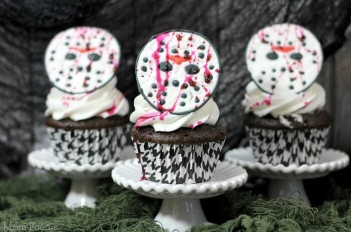 Halloween Cupcake Ideas - Friday the 13th Cupcakes