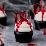 Halloween Cupcake Ideas - Bloody Broken Glass Cupcakes