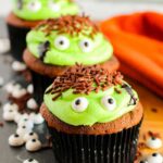 Halloween Cupcake Ideas - Frankenstein Cupcakes