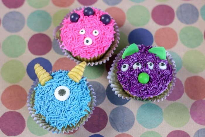 Halloween Cupcake Ideas - Crazy Creatures Cupcakes
