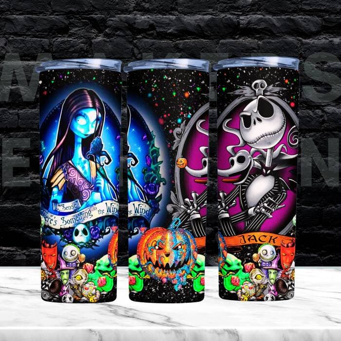 Nightmare Before Christmas Starbucks Cups - Jack and Sally Tumbler