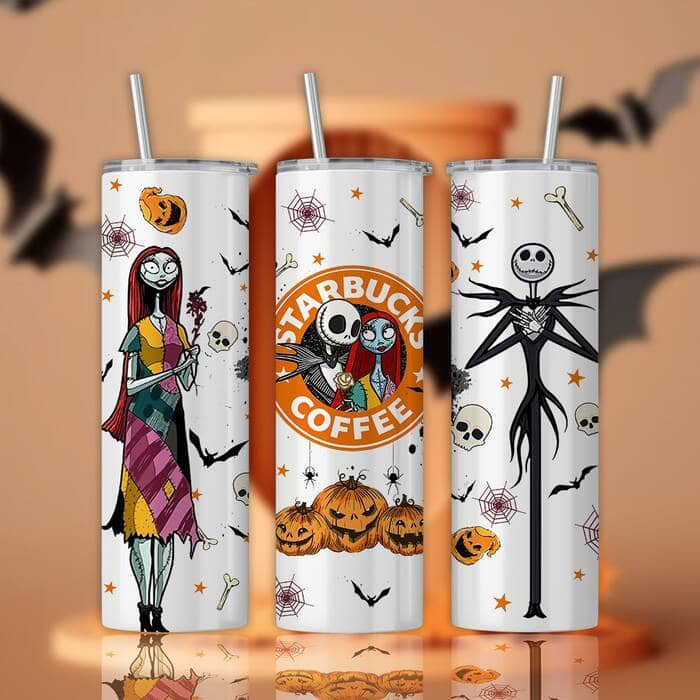 Nightmare before Christmas inspired Starbucks cup