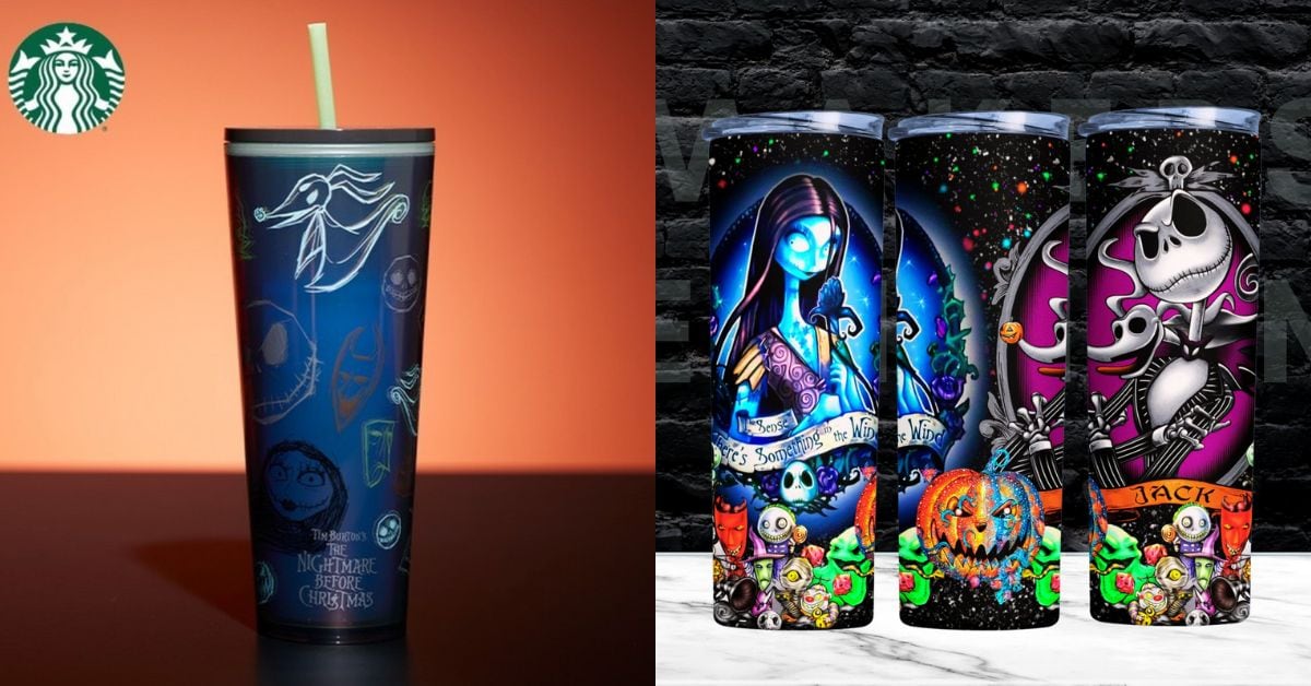 Nightmare Before Christmas Starbucks Cups