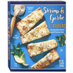 Trader Joes September 2023 - shrimp garlic flatbread