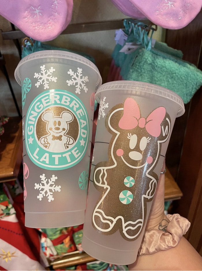 Disney Christmas Starbucks Cups 2023 - Gingerbread Latte