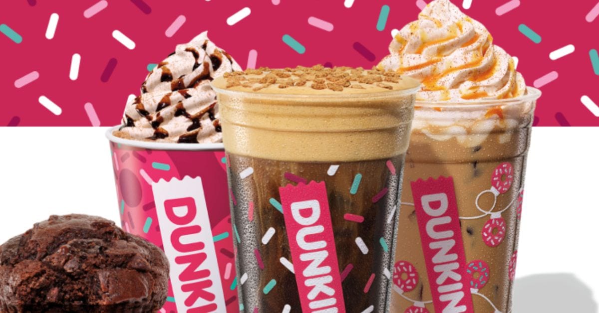 Dunkin Holiday Menu 2023