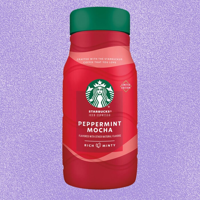 Starbucks Holiday Coffees and Creamers - Peppermint Mocha Iced Espresso
