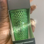 Starbucks Holiday Cups 2023 - Bling Metallic Green Cold Cup Ornament