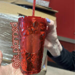 Starbucks Holiday Cups 2023 - Poinsettia Red Prism Cold Cup