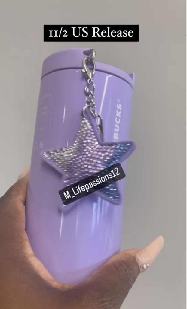 starbucks tumbler Set light purple