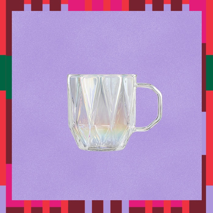 Starbucks Holiday Cups and Tumblers 2023 - iridescent geometric mug