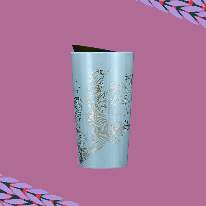 Starbucks Holiday Cups and Tumblers 2023 - icicle blue tumbler