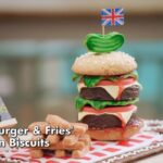 best great british baking show showstoppers - JJ’s Burger and Fries Illusion Biscuits