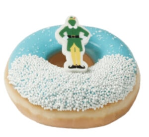 Krispy Kreme Elf Doughnuts - Buddy Snow Globe