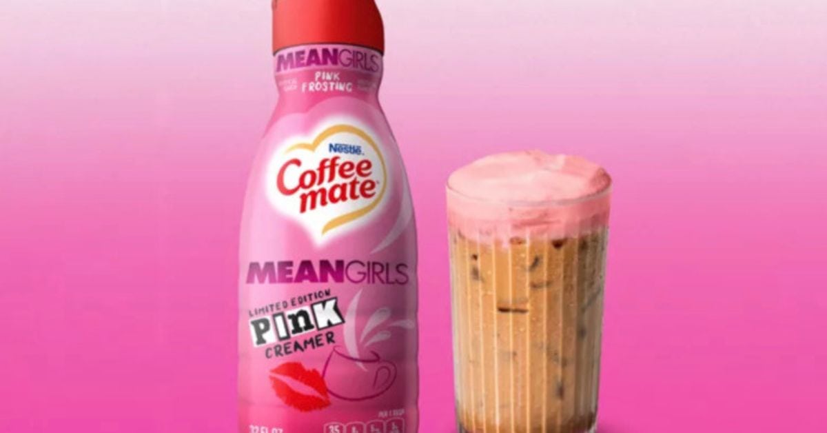 Mean Girls Pink Coffee Mate Creamer