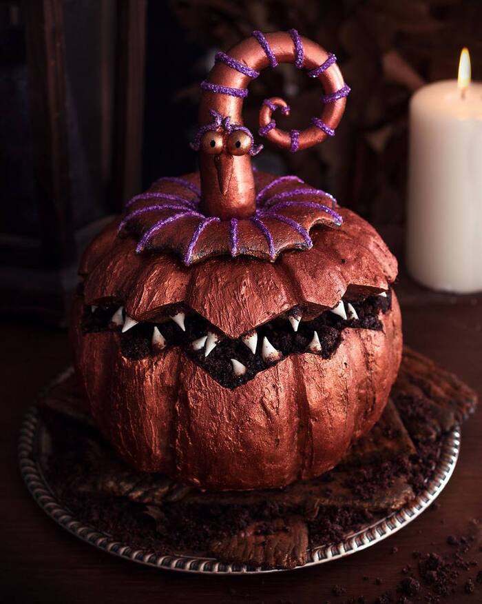 Monster Cakes - Metallic Pumpkin
