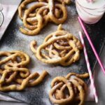 Nadiya Hussain Recipes - Strawberry Milkshake Funnel Cake