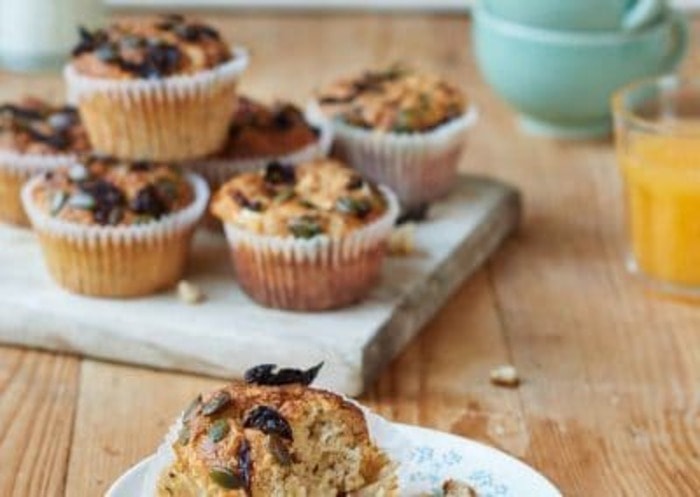 Nadiya Hussain Recipes - Feta and Dill Savory Muffins