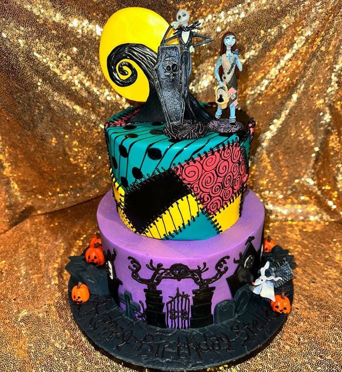 Nightmare Before Christmas Cakes - Nightmare Before Christmas Birthday