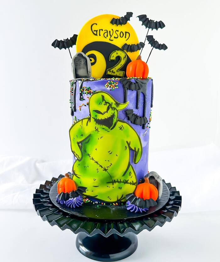 Nightmare Before Christmas Cakes - Grayson’s Second