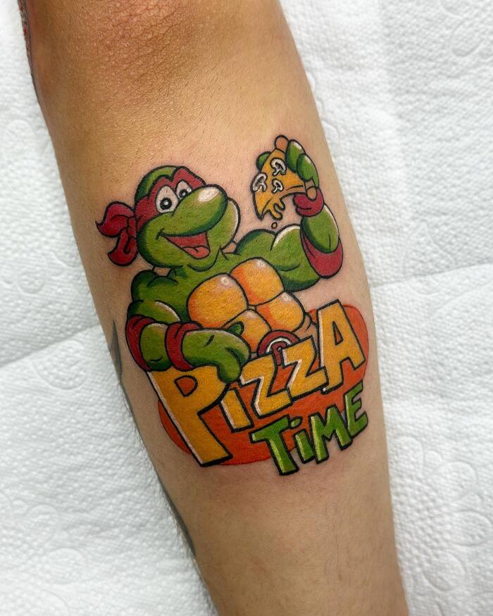 Pizza Tattoos - Pizza Time, Always