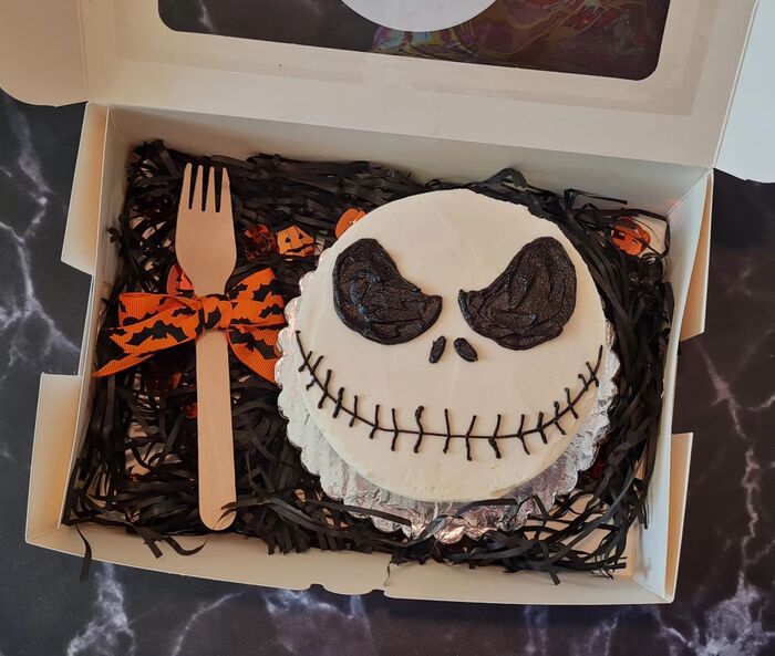 Tim Burton Cakes - Jack Skellington Face Cake