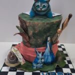 Tim Burton Cakes - Alice in Wonderland Cast Cake