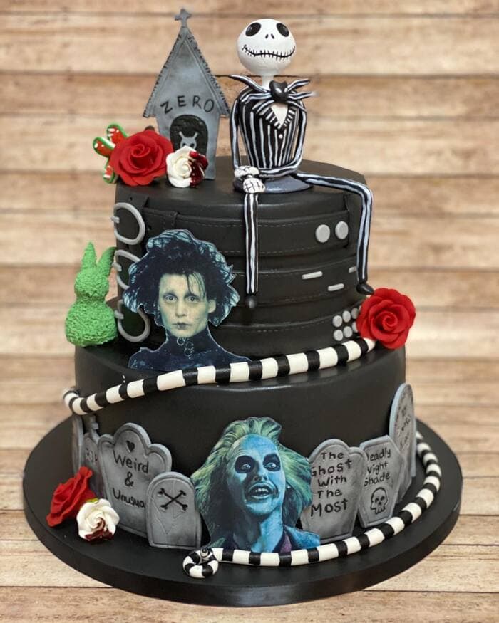 Tim Burton Cakes - Tim Burton Mashup Cake