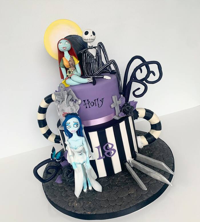 Tim Burton Cakes - Tim Burton Movie Mashup Cake