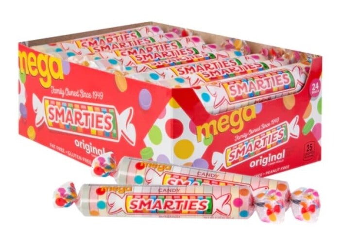 Worst Halloween Candy - Smarties (US)