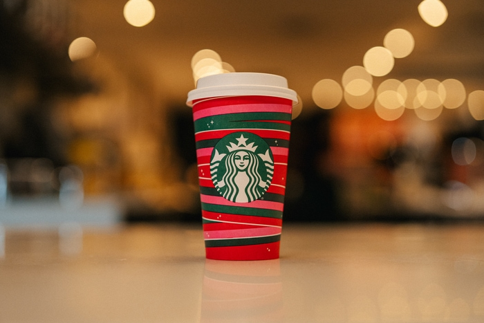 Starbucks Red Cups 2023 - Ribbon Spool Design