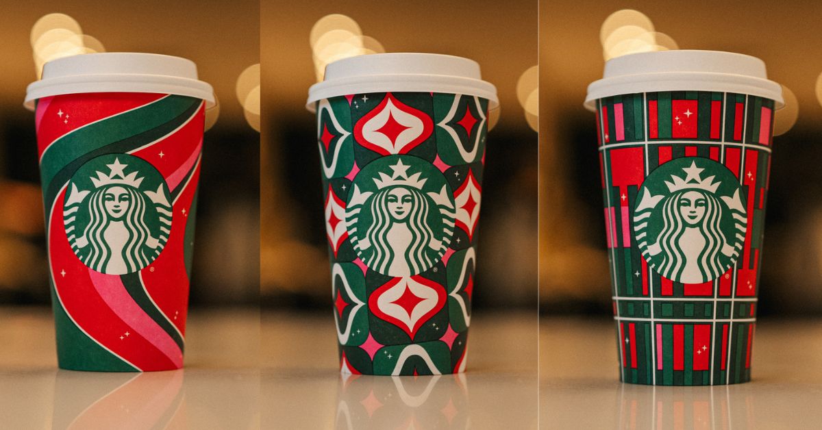 Disney Is Releasing a Candy Cane Starbucks Christmas Cup for 2023 - Let's  Eat Cake