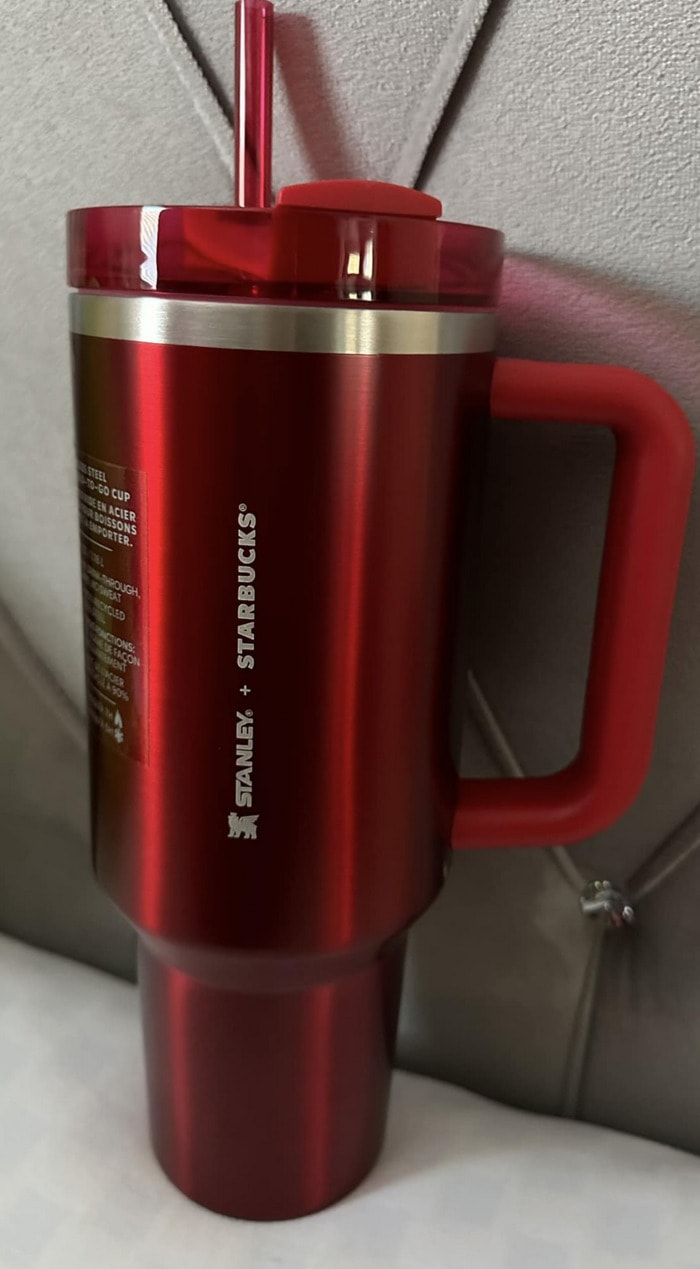Starbucks Has a New Red Stanley Cup for the Holidays Let's Eat Cake