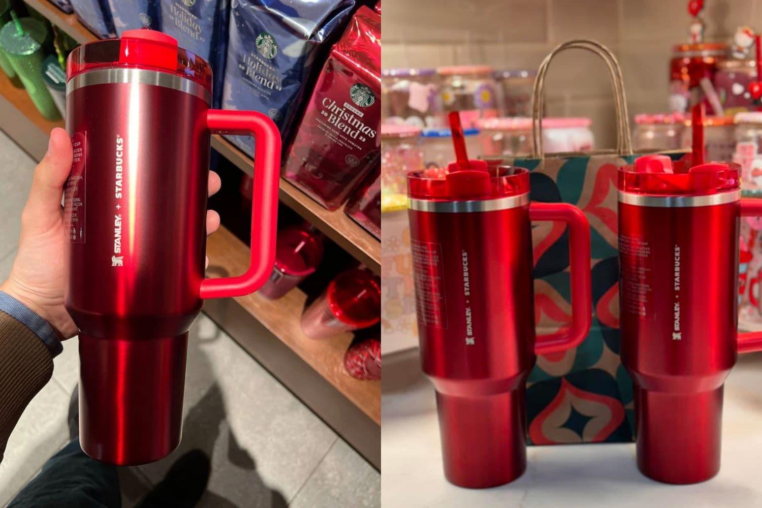 Starbucks x Stanley Limited Edition Tumbler: Red Holiday Cup at Target